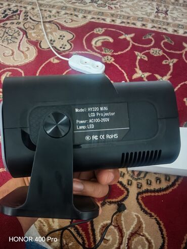 Проекторы: Мини‑проектор HY320 Mini (LCD, LED) Компактный светодиодный проектор — 2