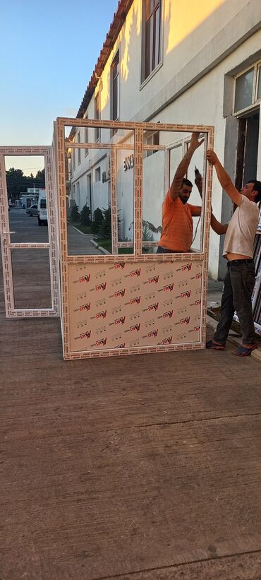 Plastik pəncərələr: Alümi̇ni̇um qapi pəncərə si̇fari̇şi̇. Kəyfi̇yətli. Sərfəli̇ — 15