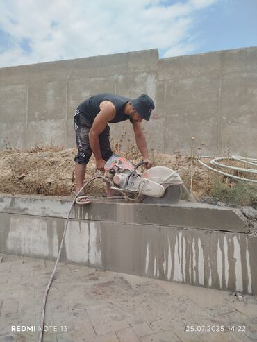 Beton işləri: Səssiz tozsuz səliqəli kəsim. Beton katlavan monolit kubik -da lalafo.az — 7 Beton işləri: Səssiz tozsuz səliqəli kəsim. Beton katlavan monolit kubik — 7