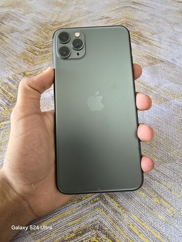 masin ucun monitor satisi: IPhone 11 Pro Max, 256 GB, Matte Midnight Green, Face ID