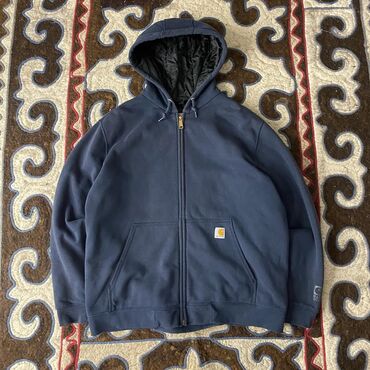 термостойкие плащи: Эркектердин курткасы, XL (EU 42), Carhartt, Колдонулган, түсү - Көк, Өзү алып кетүү