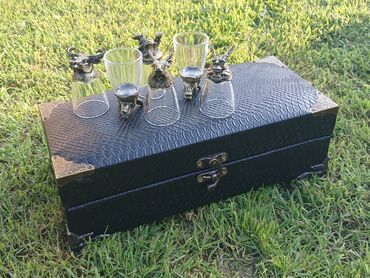 Digər dəstlər və servizlər: ✨ 12 Simvol – 1 Unikal Dəst Tamamilə əl işi heyvan başlıqlı şüşə — 3