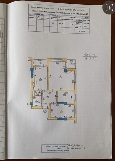 Продажа квартир: 3 комнаты, 73 м², Элитка, 3 этаж, ПСО (под самоотделку)