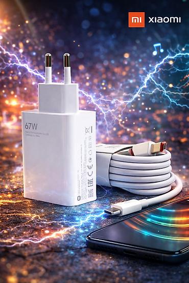 Kateqoriya: Adapterlər Xiaomi 67W Original Adapter + Type-C Kabel –