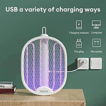 Ev üçün digər mallar: XBOSS K17 3500V Elektrikli Ağcaqanad Öldürücü Raket Yeni. Çatdırıma — 5