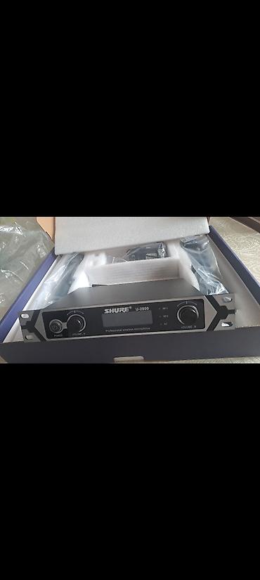 radiolar: ŞURE U-2800 UHF Simsiz Mikrofon Sistemi qiymeti razilawma yolu — 2