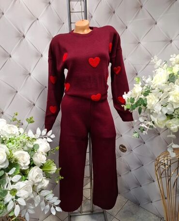 Kompleti: 🔥Ženski pleteni komplet – džemper i pantalone ❤️❤️ NOVOO trikotazni — 4