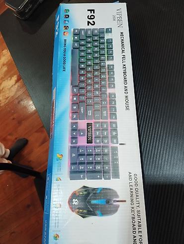 logitech g102 lightsync: Игровой комплект клавиатура + мышь VIPBEN F92 - Тип: проводной набор — 1