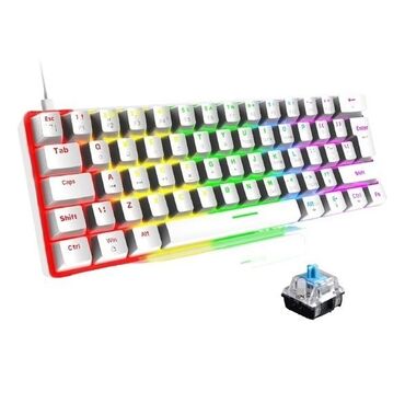 komputer notebook: Məhsul: Kompakt mexaniki klaviatura (60%-65% layout) Xüsusiyyətlər: -