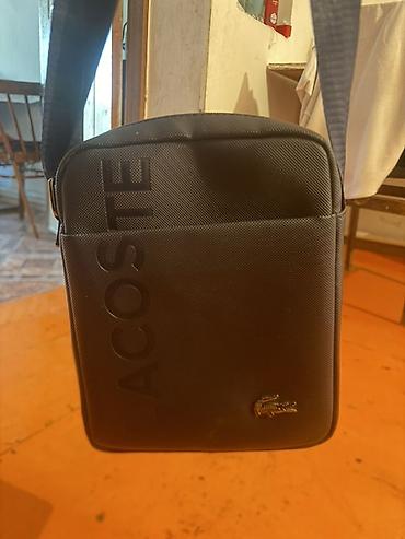 лакосте барсетка: Сумка через плечо Lacoste, компактный городской формат. - — 2