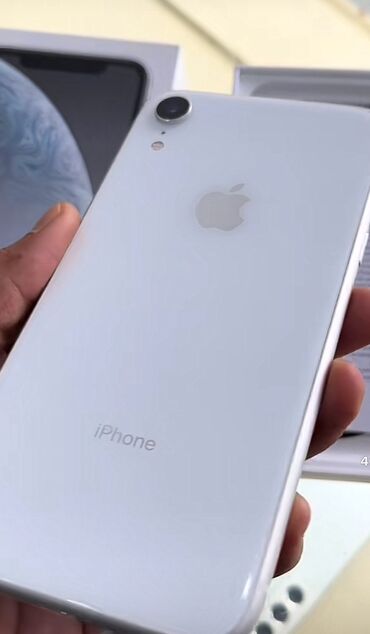 опиративная память: IPhone Xr, Б/у, 64 ГБ, Белый, 78 %