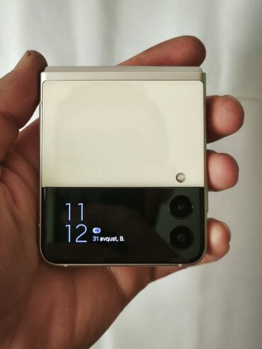 samsun s3: Samsung Galaxy Z Flip 3 5G, 128 ГБ, цвет - Бежевый, Две SIM карты