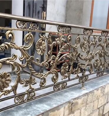 Pilləkən məhəccərləri: Alüminium tökmə məhəccərlər, pilləkən qıraqları. Paslanmır çürümür — 7