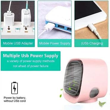 Mini prenosivi ventilatori: MINI KLIMA AIR COOLER M201 PINK NOVA OSVEZIVAC 3 U 1 AKCIJA | Cene — 6