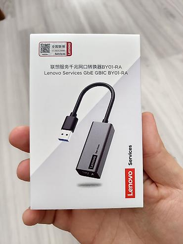 Lenovo Services GbE GBIC BY01-RA USB-A 3.0 → RJ45 şəbəkə adapteri lalafo.az -da Lenovo Services GbE GBIC BY01-RA USB-A 3.0 → RJ45 şəbəkə adapteri