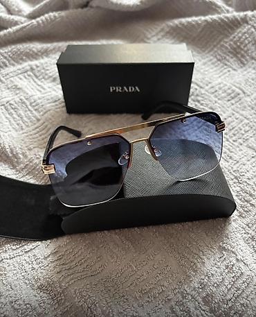 chloe torbe: Prada sunčane naočare – uniseks model sa bezokvirnim (rimless) — 1