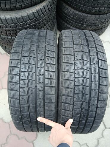 колеса зимние: Шины 215 / 45 / R 17, Зима, Б/у, Пара, Легковые, Япония, Dunlop