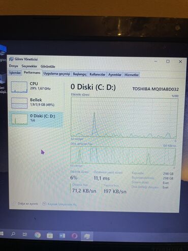 Toshiba: Toshiba Satellite C850-B800 noutbuk Heç bir problemi yoxdu normal — 8