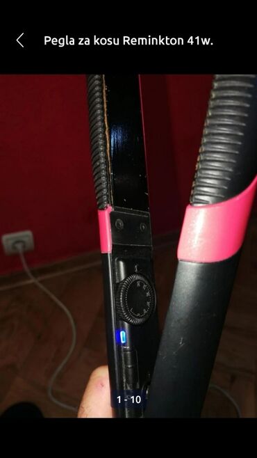 Prese za kosu: Pegla za kosu 41 w Remington dobra ispravna. Kabal uredu. Zbog — 7
