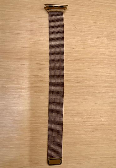 Акылдуу сааттар: Продаю оригинальный ремешок для Apple Watch - Milanese loop yellow — 4