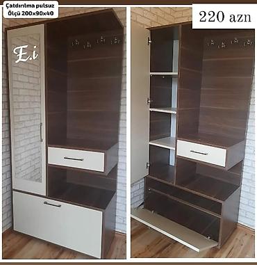 220: Dəhliz üçün çoxfunksiyalı dolab-komod - Ölçü: 200×90×40 sm (şəkildə — 1