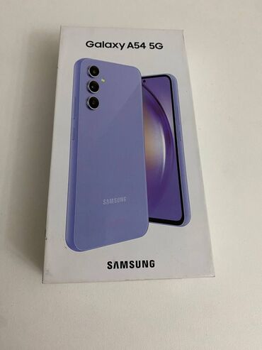 Samsung: Samsung Galaxy A54 5G, Новый, 256 ГБ, цвет - Фиолетовый, 2 SIM, eSIM