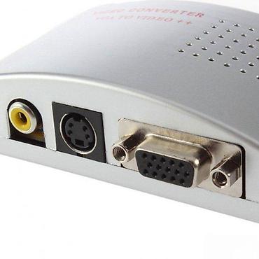 retro paket 2 za 1: VGA NA AV RCA AKTIVAN VIDEO KONVERTER ČINČ 3.5MM AKTIVNI | Filip - — 4