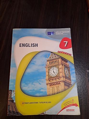Книги и журналы: English – 7 (Qiymətləndirmə tapşırıqları) kitabı - Nəşriyyat: Dövlət — 1
