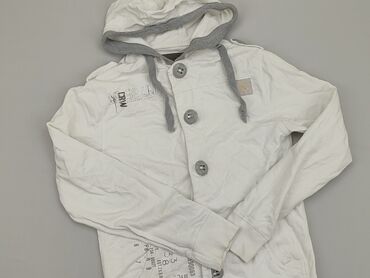 bluzki jedwabna białe: Кофта з каптуром жіноча, H&M, XS, стан - Хороший