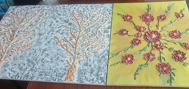 Şəkillər, tablolar: Tablo lar. Dəyərindən ucuz üiymətə. Əl işidir. Katan üzerinde işlənib — 19