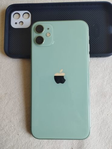 iphone 11 case: IPhone 11, 64 GB, Yaşıl, Barmaq izi, Face ID, Sənədlərlə