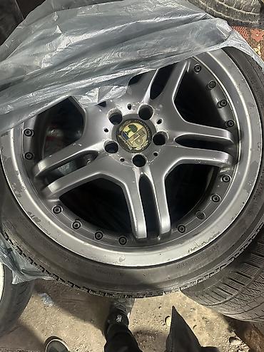 Литые Диски R 19 AMG, Комплект, отверстий - 5, Б/у