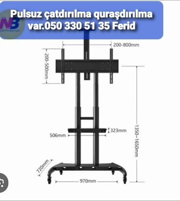 Kronşteynlər: 32 düyümdən 100 düyümə kimi Televizorlar üçün təkərli mobil stendlər -da lalafo.az — 22 Kronşteynlər: 32 düyümdən 100 düyümə kimi Televizorlar üçün təkərli mobil stendlər — 22