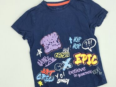 T-shirts: T-shirt, Little kids, 7 years, 116-122 cm, condition - Perfect