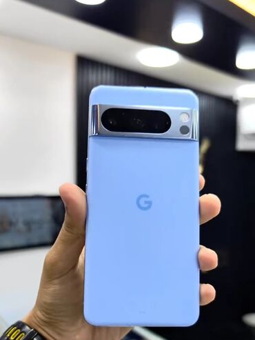 android telefonlar: Google Pixel 8 Pro, 128 GB, rəng - Göy, İki sim kartlı, Sənədlərlə