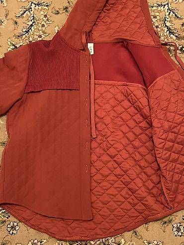 lining flex: Стёганая куртка-рубашка с капюшоном, терракотового цвета — 1