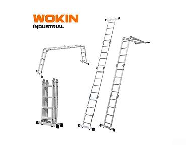 WOKIN qatlanan çoxfunksiyalı alüminium nərdivan WOKIN qatlanan lalafo.az -da WOKIN qatlanan çoxfunksiyalı alüminium nərdivan WOKIN qatlanan