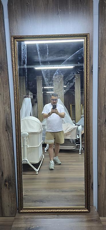 одежд: В наличии, зеркало в ПВХ раме, настенное. Размеры 180х70 см. Также — 3