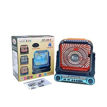 usb ventilator: Günəş enerjisi ilə işləyən portativ ventilyator və radio Məhsul — 1