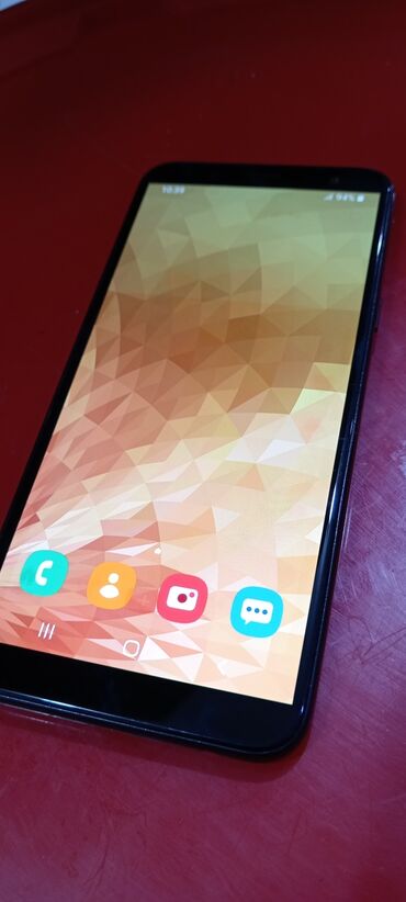 samsung j6: Samsung Galaxy J6 2018, 32 GB, rəng - Qara, Sensor, Barmaq izi, Sənədlərlə