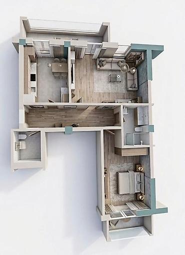 Продажа квартир: 2 комнаты, 82 м², Нижний Джал (Джал-23) Элитка, 2 этаж, Свежий ремонт — 7