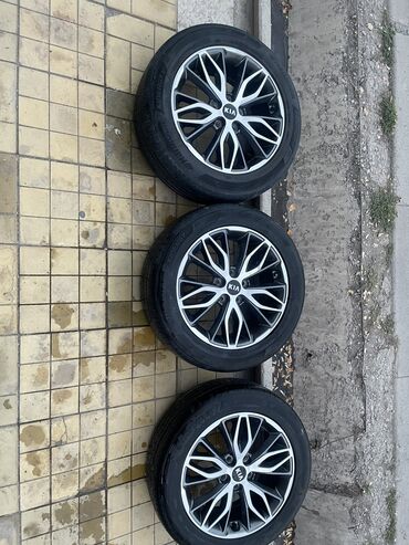 резина колеса: Дөңгөлөктөр монтажда 215 / 55 / R 17, All-season, Жаңы, Жеңил унаалар, Куйма, тешиктери - 5
