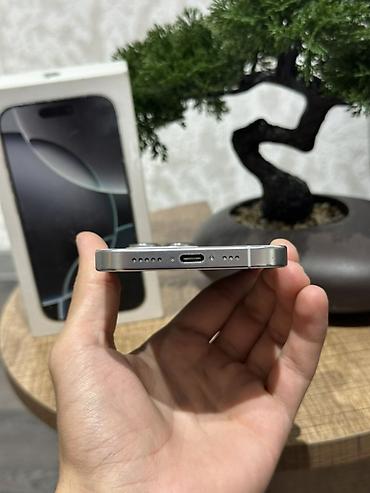 iphone 16 pro işlənmiş: IPhone 16 Pro, 512 GB, Ağ, Zəmanət — 5