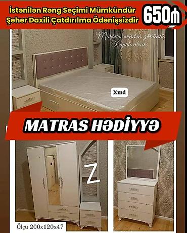 taxt doseyi: İkinəfərlik çarpayı, Dolab, Yeni — 1
