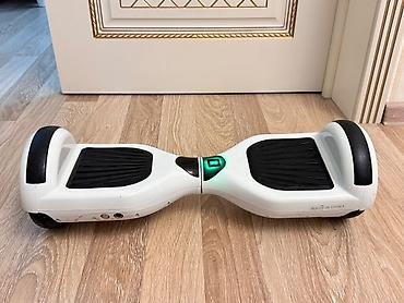 irşad electronics segway: Elektrik hoverboard (özünü tarazlayan skuter) - Rəng: ağ, qara rezin — 1