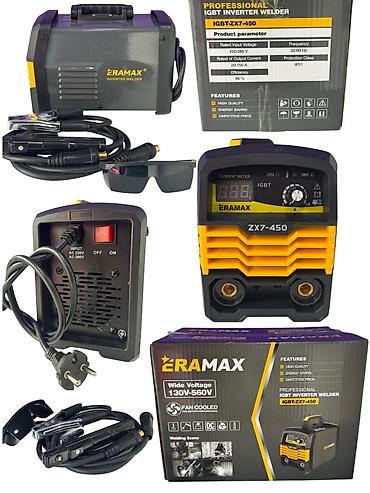 Qaynaq, svarka aparatları: №: 11791 Məhsulun adı: Qaynaq aparatı EraMax IGBT ZX7-450 Brend — 1