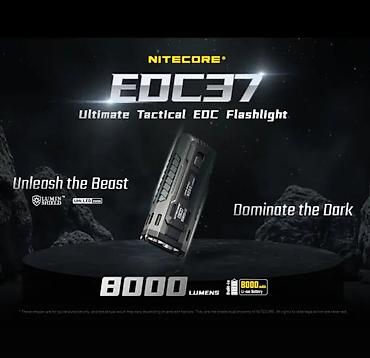 pixel чехол: 🔦 Nitecore EDC37 — 8000 люмен чистой мощи в вашем кармане! Вы — 8