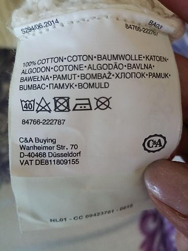 спартивный одежда: Мужской свитер, 2XL, H&M, Новый, цвет - Белый, Самовывоз — 3