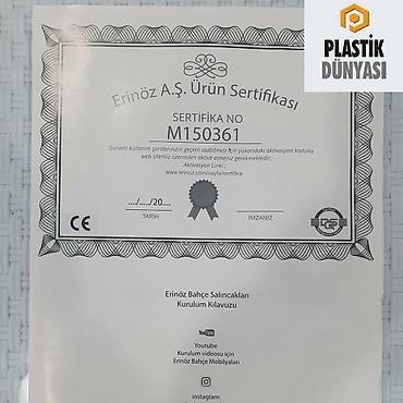 Yelləncəklər: Türkiyə istehsalı 
Keyfiyyətli və davamlı👍
2 metr hündürlüyü 1,45 eni — 8