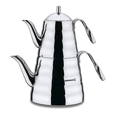 maca cayı: Çay dəsti, rəng - Boz, Metal, Türkiyə — 1